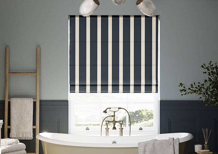 The British Stripe Co. Henry, Polzeath No.1 - Twist&Fit Roman Blind - Image 3